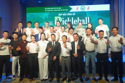 Hấp dẫn giải Pickleball Doanh nhân trẻ Việt Nam lần đầu tiên tổ chức toàn quốc