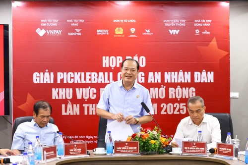 Hấp dẫn giải Pickleball Công an nhân dân mở rộng lần I năm 2025