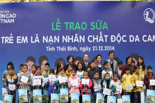 54.000 ly sữa đến với trẻ em tỉnh Thái Bình