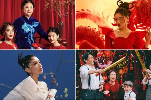 Sao Việt tung loạt ảnh đẹp lung linh chào đón Tết Nhâm Dần 2022