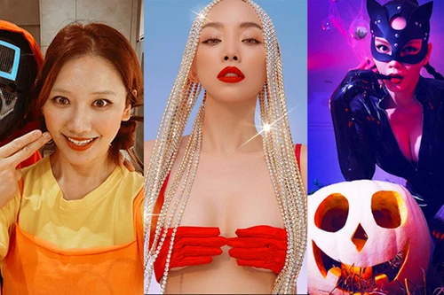 Hậu Halloween, ngắm những màn hóa trang vừa ma mị vừa gợi cảm của sao Việt