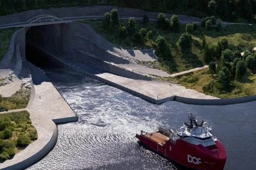 [ẢNH] Na Uy xây đường hầm tàu thủy đầu tiên trên thế giới