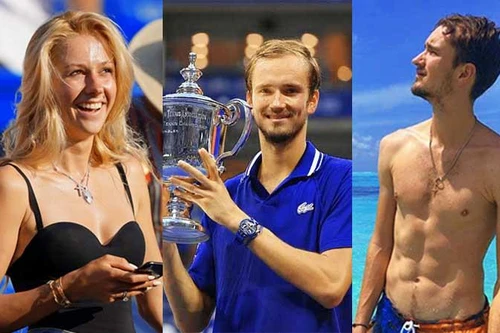 [ẢNH] Người vợ là ‘bùa may mắn’ giúp Daniil Medvedev vô địch US Open 2021