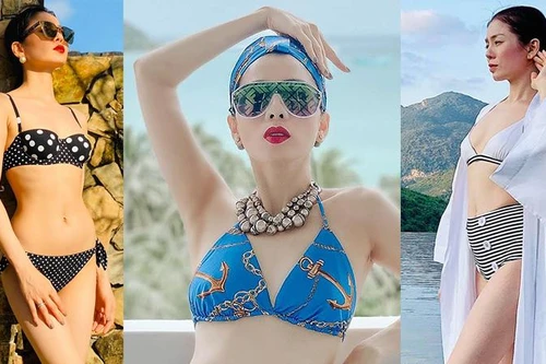 [ẢNH] Lệ Quyên tuổi 40 ngày càng trẻ đẹp ‘chăm’ diện bikini khoe dáng quyến rũ 