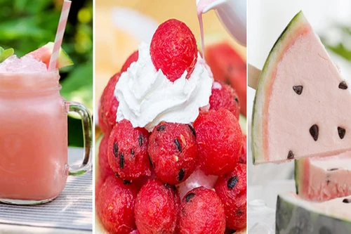 [ẢNH] Loạt món ngon mát lạnh từ dưa hấu giúp giải nhiệt mùa hè
