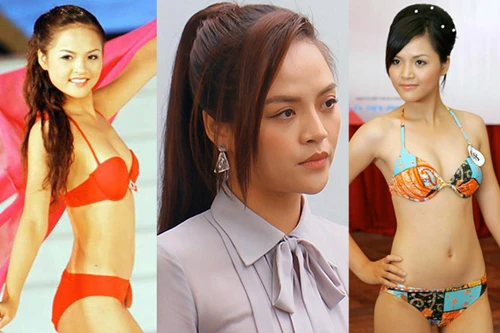 [ẢNH] Nhan sắc 'ít người biết' của Thy - Nam 'Hương vị tình thân' thời đi thi Hoa hậu 