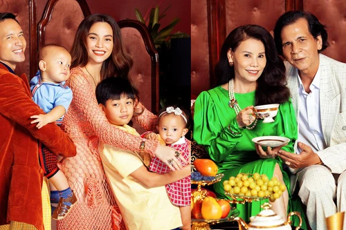 Bộ ảnh đặc biệt mừng sinh nhật cặp song sinh nhà Hồ Ngọc Hà