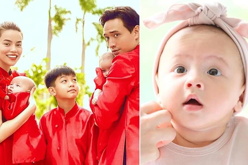 [ẢNH] Loạt biểu cảm ‘đốn tim’ của cặp song sinh nhà Hồ Ngọc Hà - Kim Lý và các quý tử nhà sao Việt