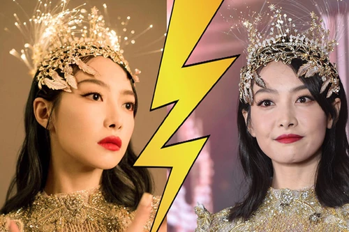 [ẢNH] ‘Bóc trần' nhan sắc thật của Nữ thần Kim Ưng 2020 đang gây 'bão' Cbiz