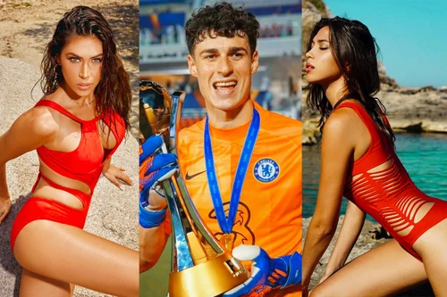 Nhan sắc bạn gái Hoa hậu của thủ môn đắt giá nhất thế giới 