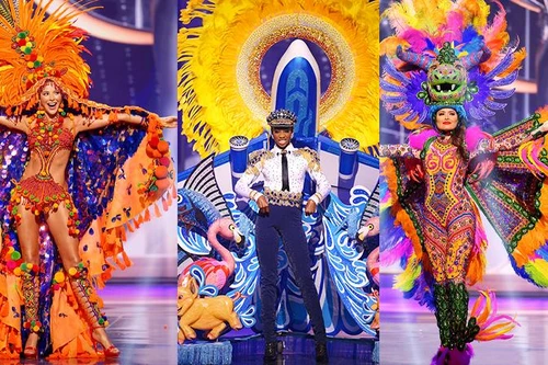 [ẢNH] 'Loá mắt' với phần thi trang phục dân tộc đẹp - độc - lạ tại Miss Universe 2020