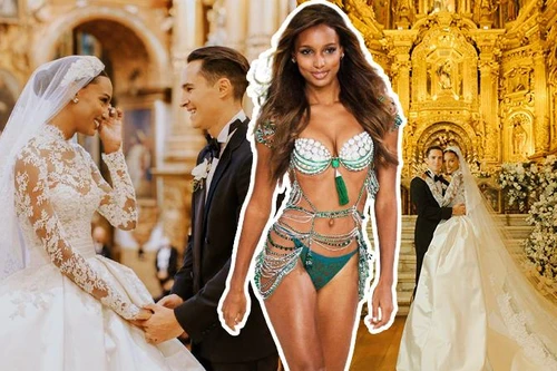 [ẢNH] Đám cưới đẹp như mơ của ‘thiên thần nội y’ và con trai Phó Tổng thống Ecuador 