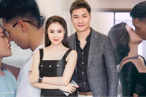 [ẢNH] Những nụ hôn màn ảnh ‘nóng mắt’ của Mạnh Trường với bạn diễn 