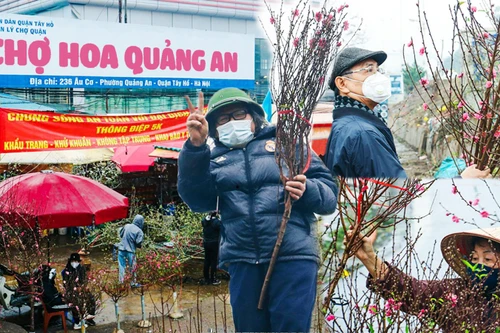 Sắc Tết rực rỡ tại chợ hoa đầu mối lớn nhất Hà thành