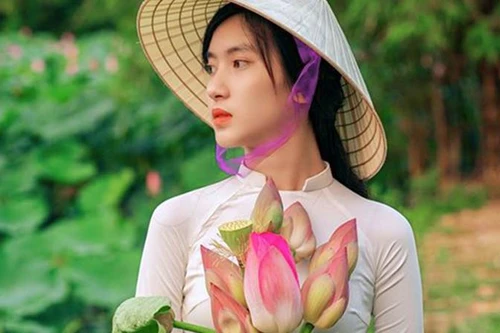 [ẢNH] Mùa sen thanh khiết trên khắp nẻo miền Trung 