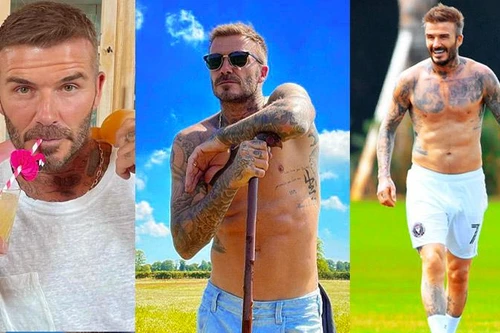 David Beckham cởi trần khoe thân hình săn chắc, tiết lộ bí quyết trẻ lâu ở tuổi 46