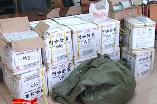 Bắt giữ lô thuốc tân dược bao bi ghi chữ Trung Quốc