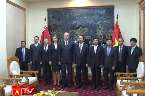 Đại tướng Trần Đại Quang tiếp đoàn đại biểu Ủy ban An ninh Quốc gia Belarus