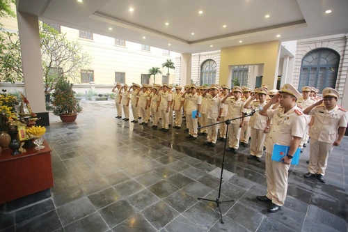 Lễ báo công 65 năm truyền thống Đoàn thanh niên công an Hà Nội