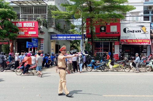 Đảm bảo an ninh, an toàn các điểm thi tại địa bàn cao nhất Hà Nội