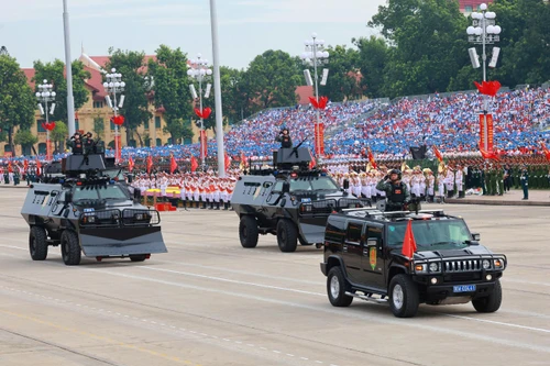 Ngắm dàn xe đặc chủng của lực lượng Công an nhân dân trong ngày tổng duyệt sự kiện A80