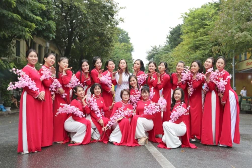 Ấn tượng màn đồng diễn Áo dài “Phụ nữ Thủ đô - hội nhập phát triển” năm 2023