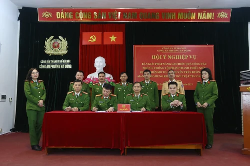 Công an 8 phường quyết tâm "quét" tội phạm đường phố