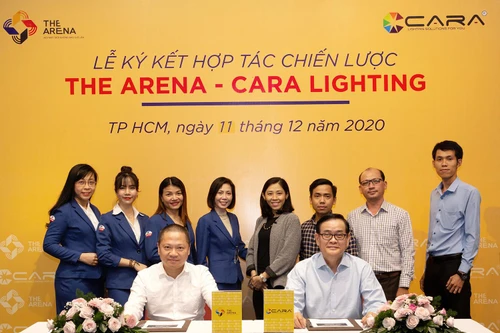 Chủ đầu tư The Arena bắt tay cùng “phù thủy ánh sáng” của Cara Lighting 
