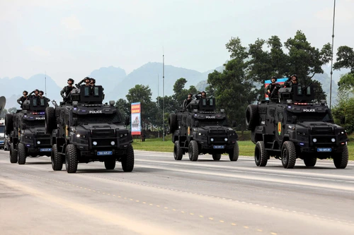 Ngắm loạt khí tài hiện đại của lực lượng Công an sẽ tham gia diễu binh, diễu hành 