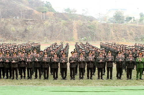 Bộ Tư lệnh Cảnh vệ khai giảng khóa huấn luyện chiến sĩ mới