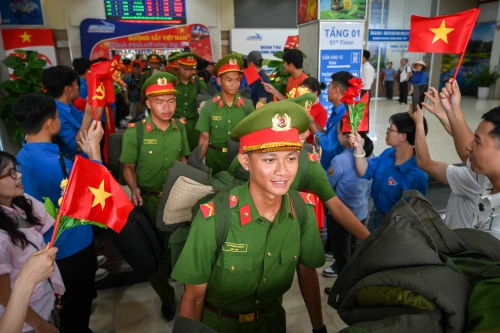 Gần 600 chiến sĩ hội quân tại Hà Nội, sẵn sàng cho Lễ diễu binh kỷ niệm 80 năm Quốc khánh