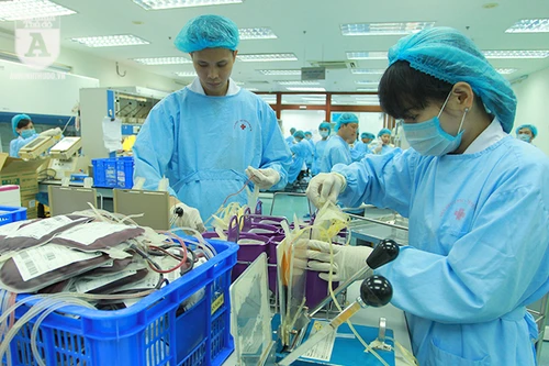 Cận cảnh nơi điều chế máu lớn nhất Việt Nam
