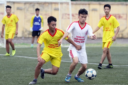 Kết quả, hình ảnh lượt trận ngày 19-10 giải bóng đá học sinh THPT Hà Nội