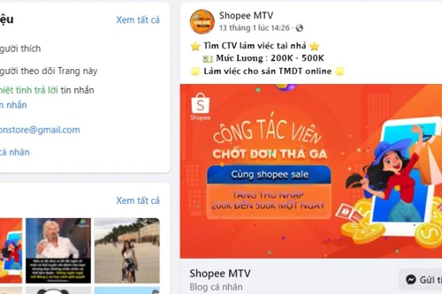 Giả danh nhân viên Shopee lừa đảo chiếm đoạt hơn 100 triệu đồng 