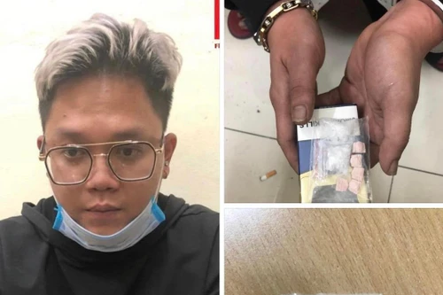 Kiểm tra gã trai lang thang lúc nửa đêm, lộ ma túy