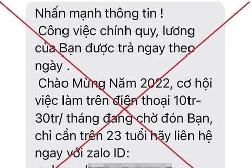 Người phụ nữ sập "bẫy lừa" tuyển cộng tác viên bán hàng online, mất 230 triệu đồng