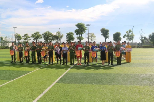 Cụm thi đua số 11 - CATP Hà Nội khai mạc giải bóng đá mini năm 2022