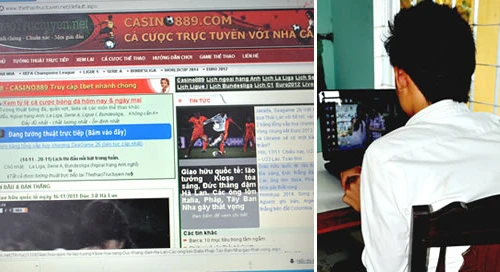 Cá độ bóng đá qua mạng: Quá đơn giản, khó xử lý