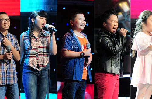 Nhiều giọng hát "khủng" lộ diện ở tập 1 Giọng hát Việt nhí