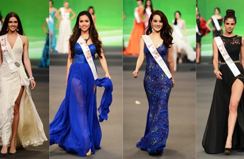 Ngắm người đẹp Miss World trong trang phục dạ hội