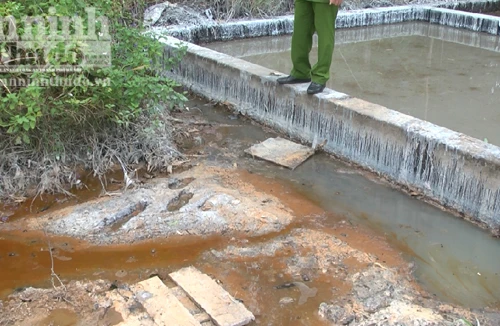 Phớt lờ quy định, một nhà máy vô tư xả thải ra môi trường