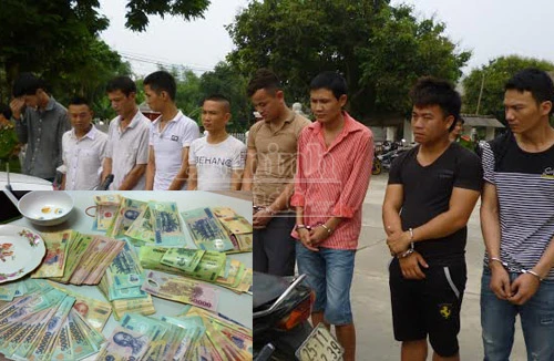 Phá sới bạc liên tỉnh, bắt 11 đối tượng "sát phạt" nhau dưới hình thức xóc đĩa