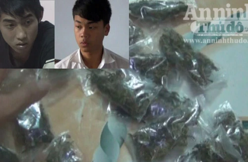 Bắt quả tang 2 đối tượng phân lẻ ma túy, bán cho học sinh