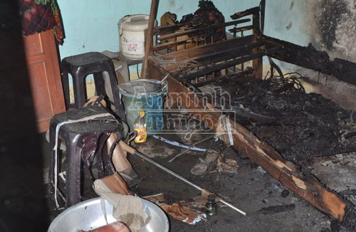Hoả hoạn lúc nửa đêm, một ông lão bị thiêu chết thương tâm