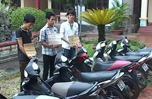 Liên tiếp phát hiện các đối tượng trộm xe máy