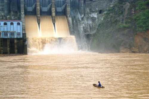 Bất chấp nguy hiểm, lao ra giữa dòng lũ dữ để mưu sinh
