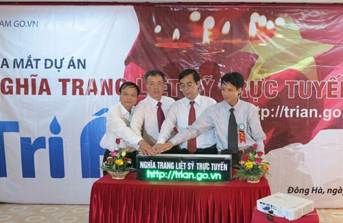 Ra mắt “Nghĩa trang Liệt sỹ trực tuyến”