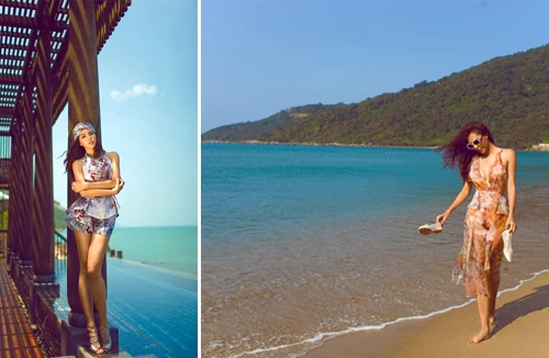 Siêu mẫu Minh Triệu thả dáng, khoe đường cong gợi cảm