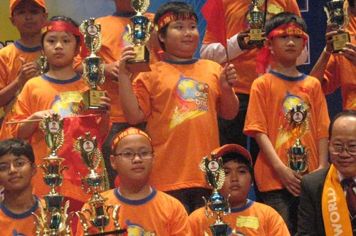 31 học sinh Việt Nam đoạt giải Bàn tính số học trí tuệ quốc tế