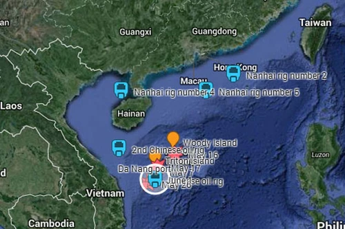 Trung Quốc ồ ạt đưa 4 giàn khoan ra biển Đông